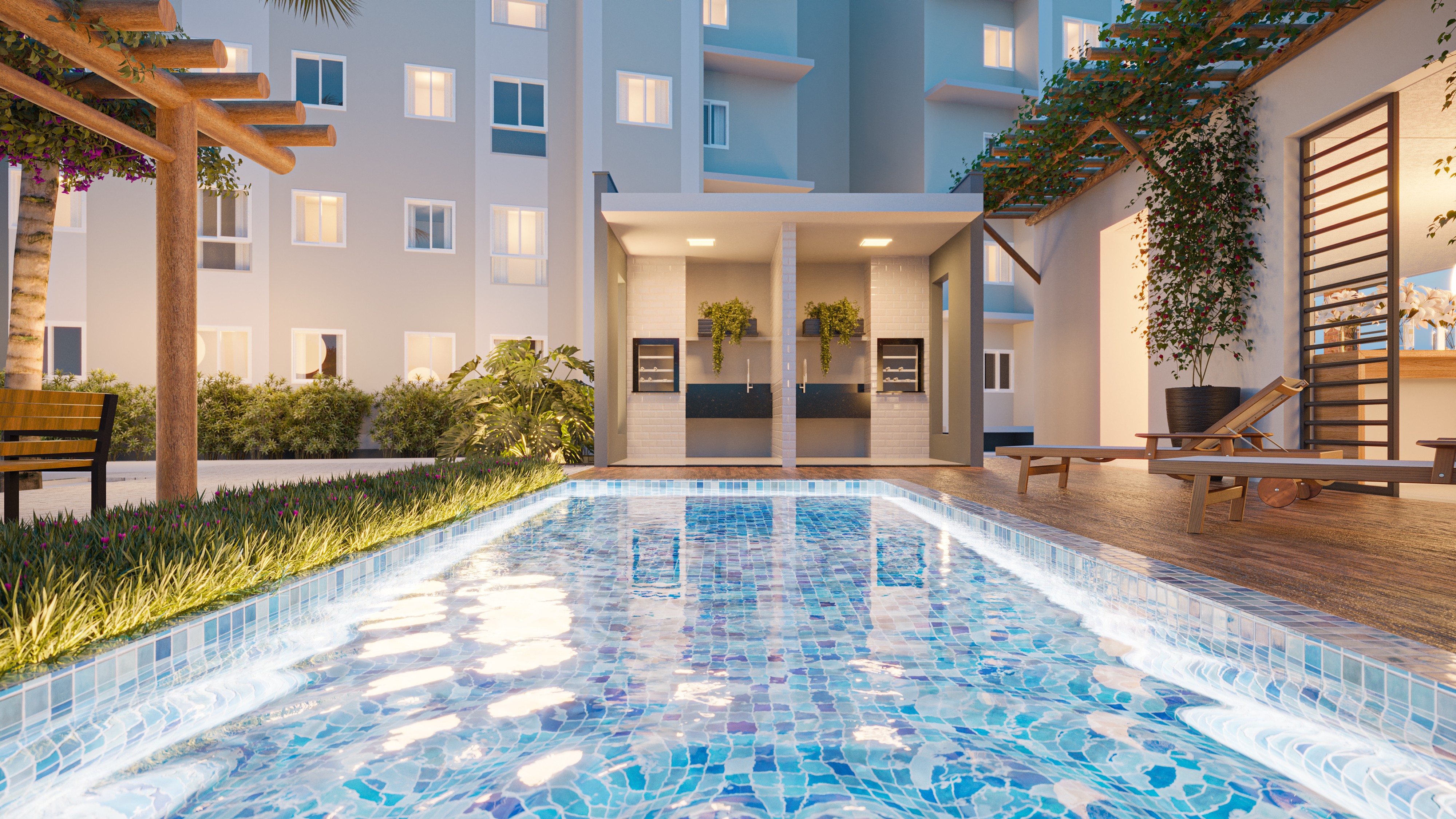 Área de lazer do Eco Vittá