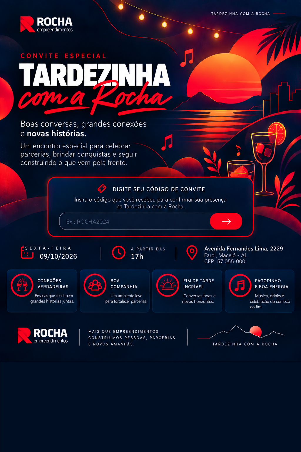 Tardezinha com a Rocha